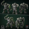 Heavy Ogre Squad | EightLegsMiniatures | Grimdark Compatible | Set of 5
