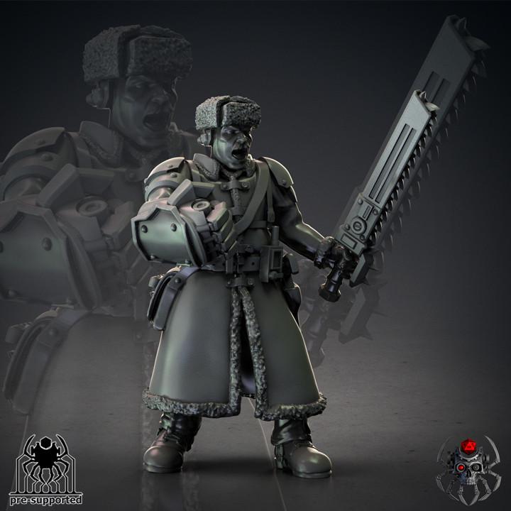 Commander | EightLegsMiniatures | Grimdark Compatible | Buildkit