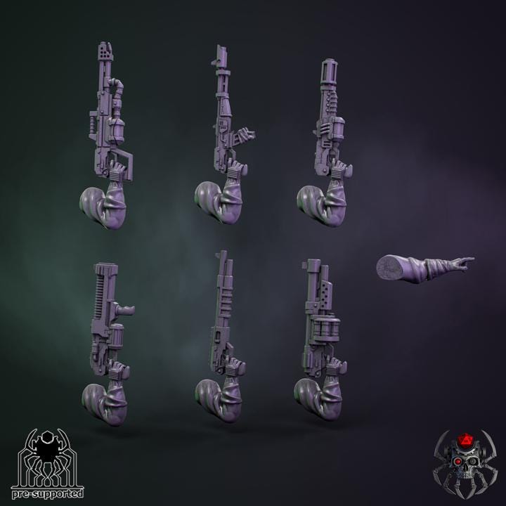 Armageddon Squad | EightLegsMiniatures | Grimdark Compatible | Buildkit