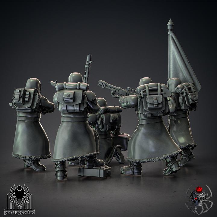 Infantry Squad | EightLegsMiniatures | Grimdark Compatible | Buildkit