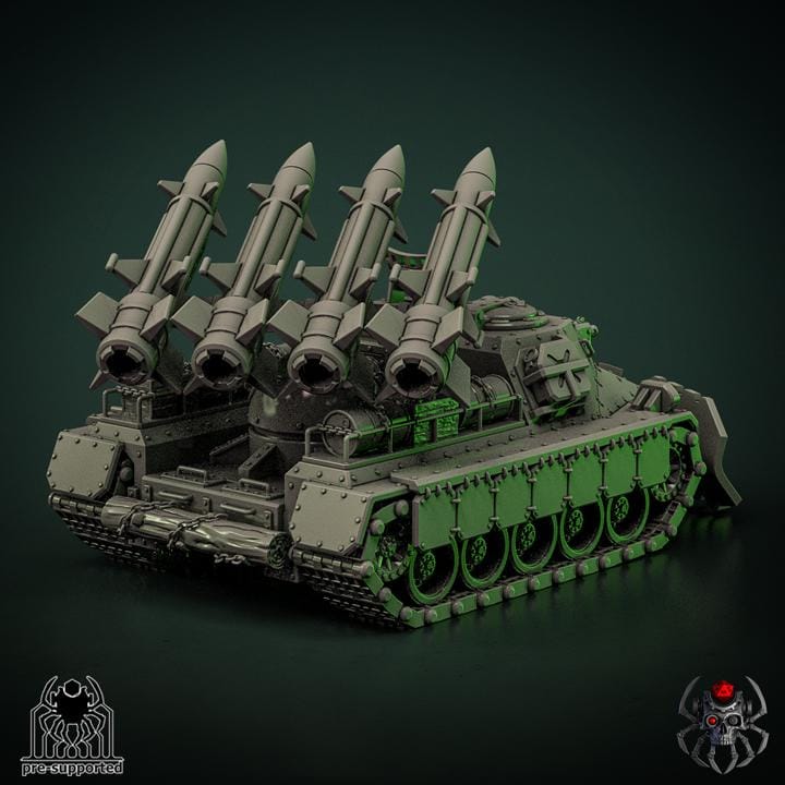 The "Hail" infantry support vehicle | EightLegsMiniatures | Grimdark Compatible