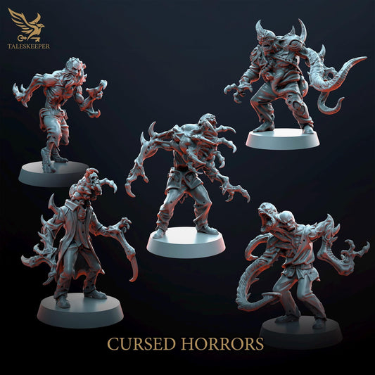 Set of 5 Cursed Horrors & 3 Dazed Horrors | Tales Keeper | Grimdark Compatible