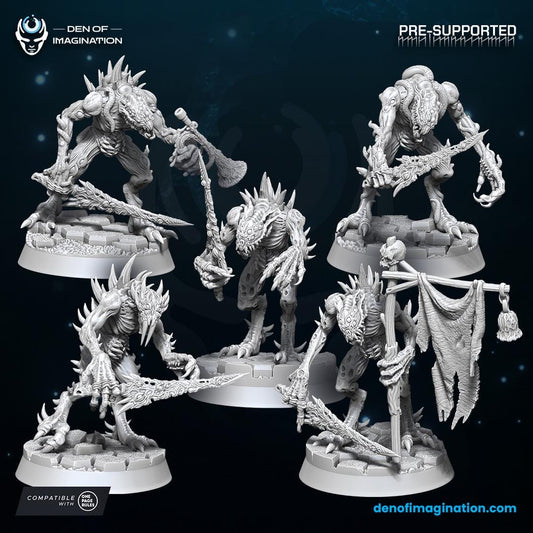 Set of 10 Void Stalkers | Den of Imagination | Grimdark Compatible