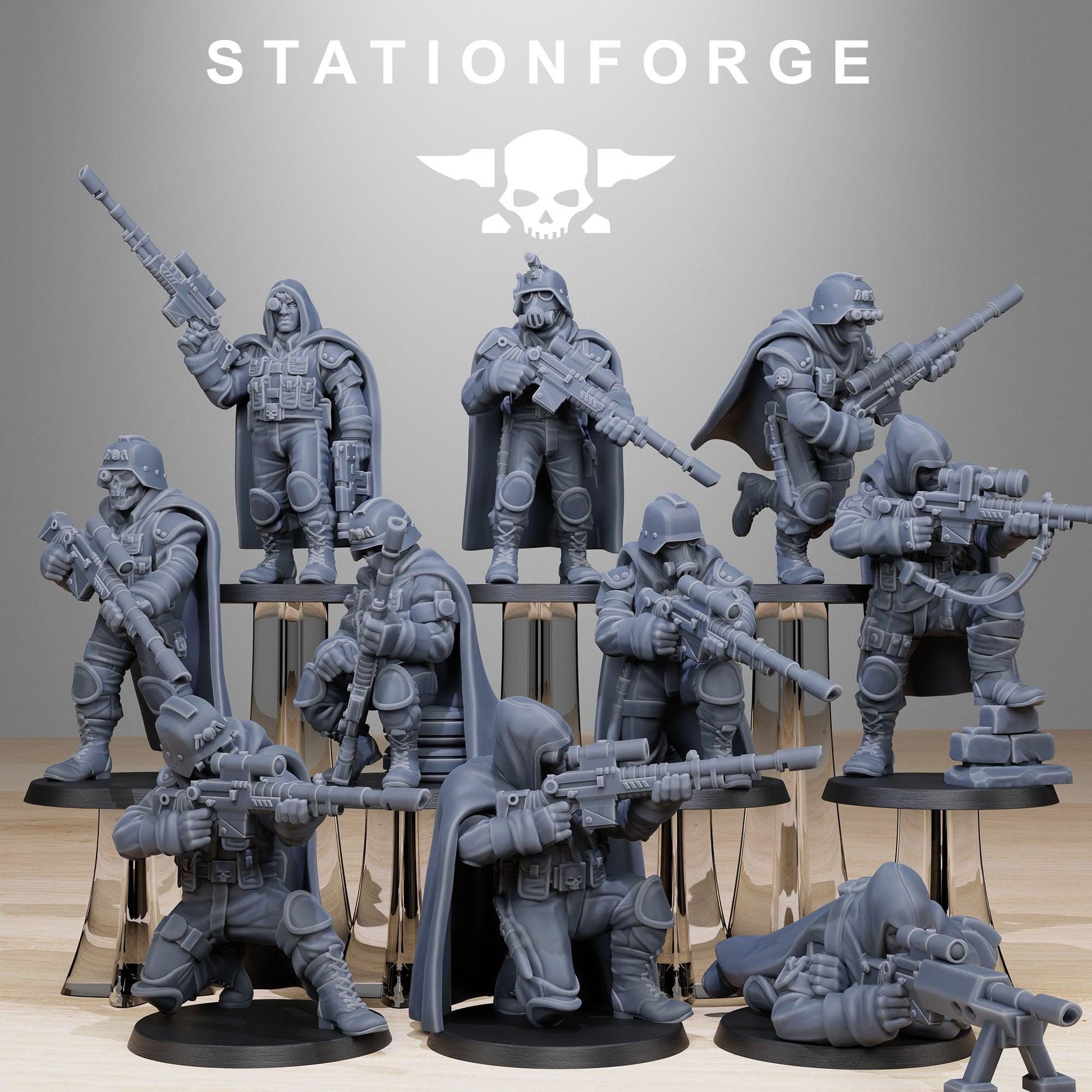 GrimGuard Snipers | StationForge | Grimdark Compatible