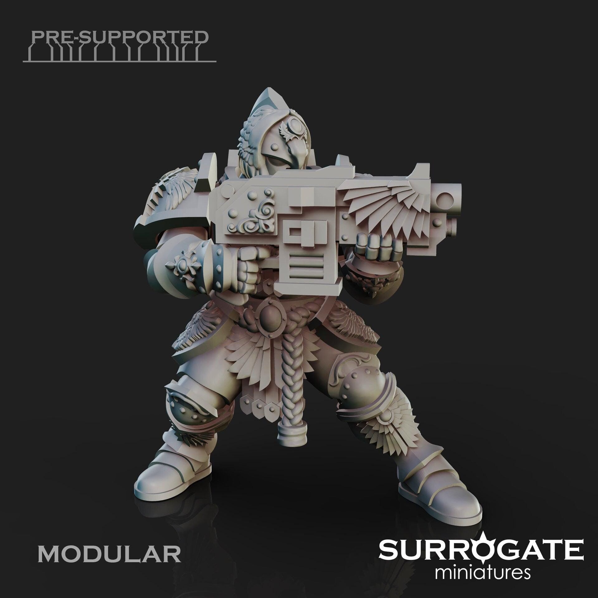 Set of 5 Praetorian Sagitarii | Surrogate Miniatures | Grimdark Compatible