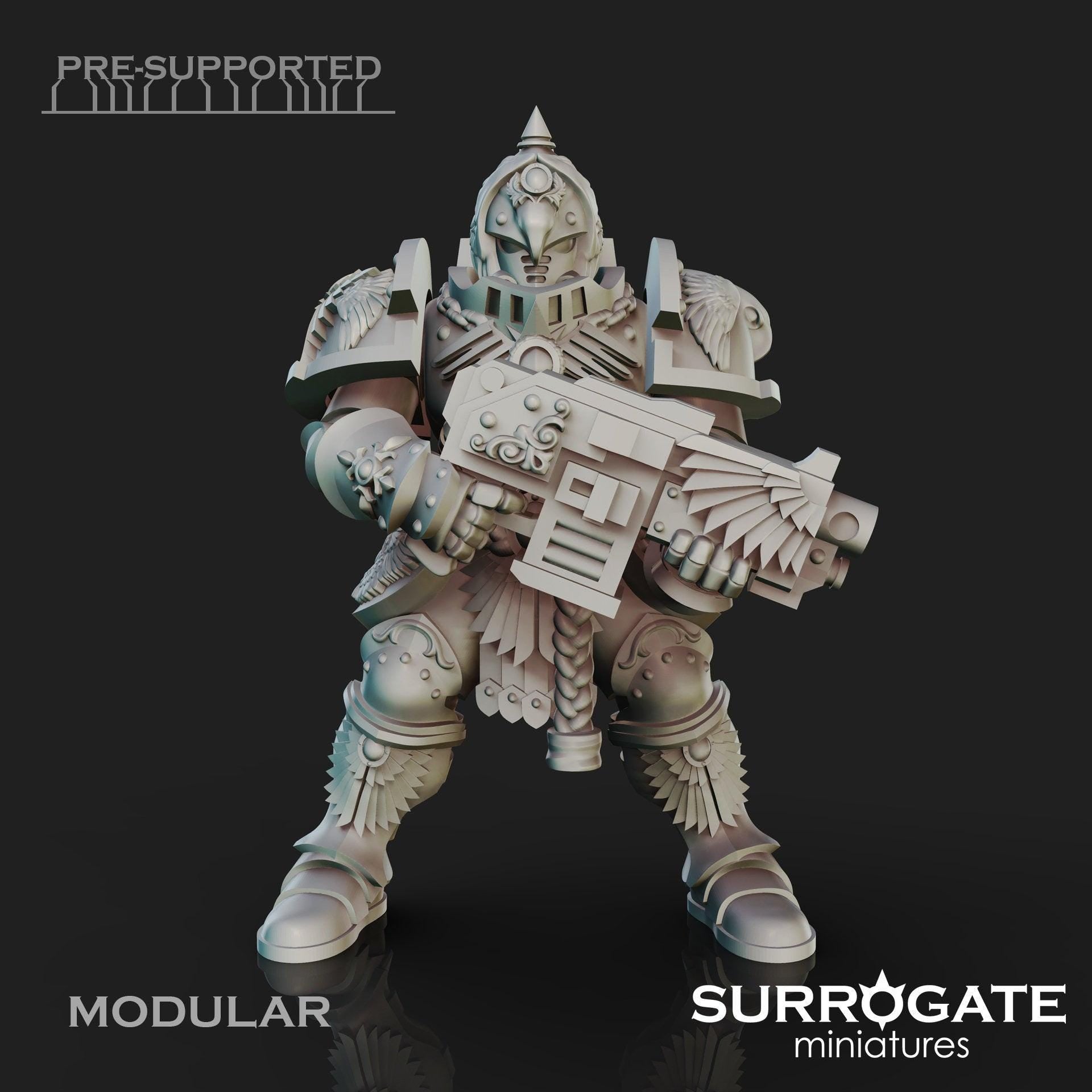 Set of 5 Praetorian Sagitarii | Surrogate Miniatures | Grimdark Compatible