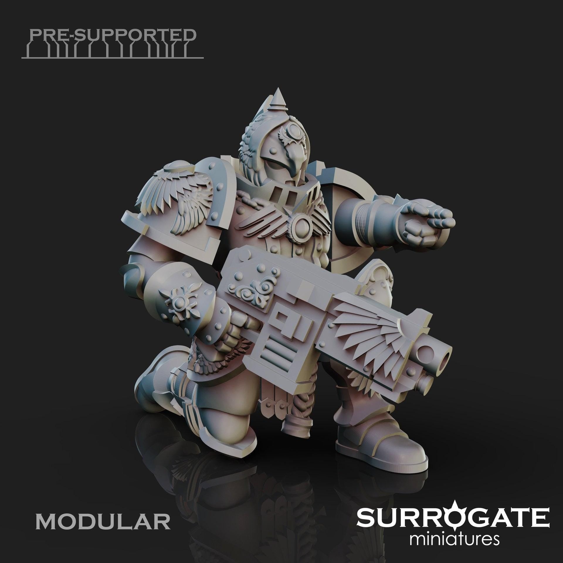 Set of 5 Praetorian Sagitarii | Surrogate Miniatures | Grimdark Compatible