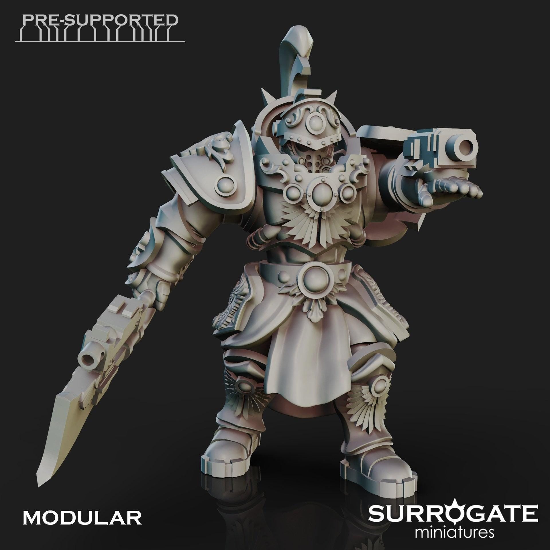 Set of 5 Praetorian Evocati | Surrogate Miniatures | Grimdark Compatible