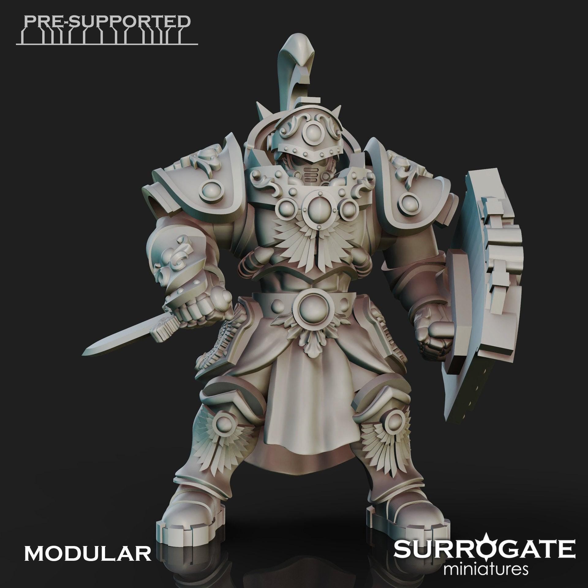 Set of 5 Praetorian Evocati | Surrogate Miniatures | Grimdark Compatible