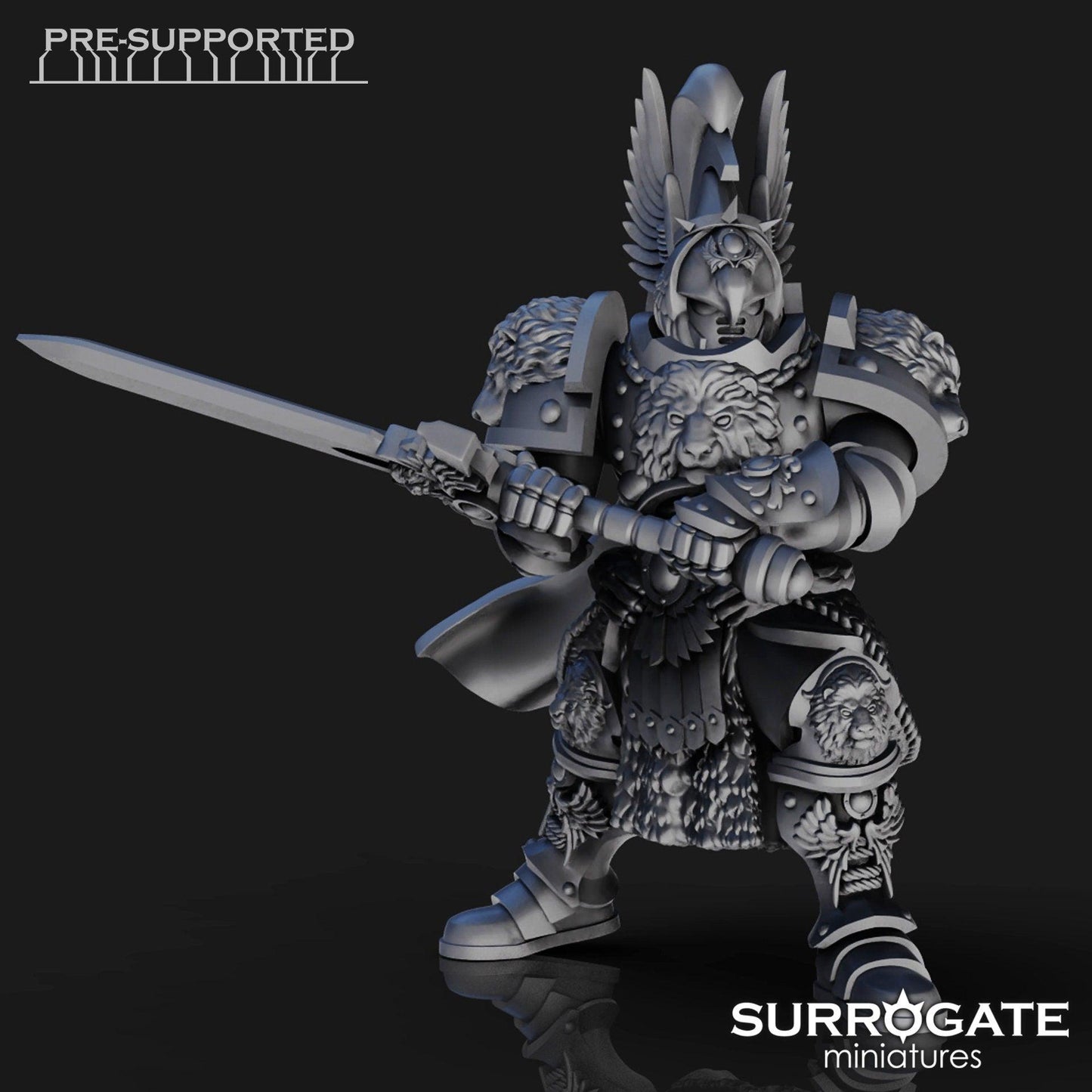 Magnus &quot;The Untamed&quot; Blade Master | Surrogate Miniatures | Grimdark Compatible