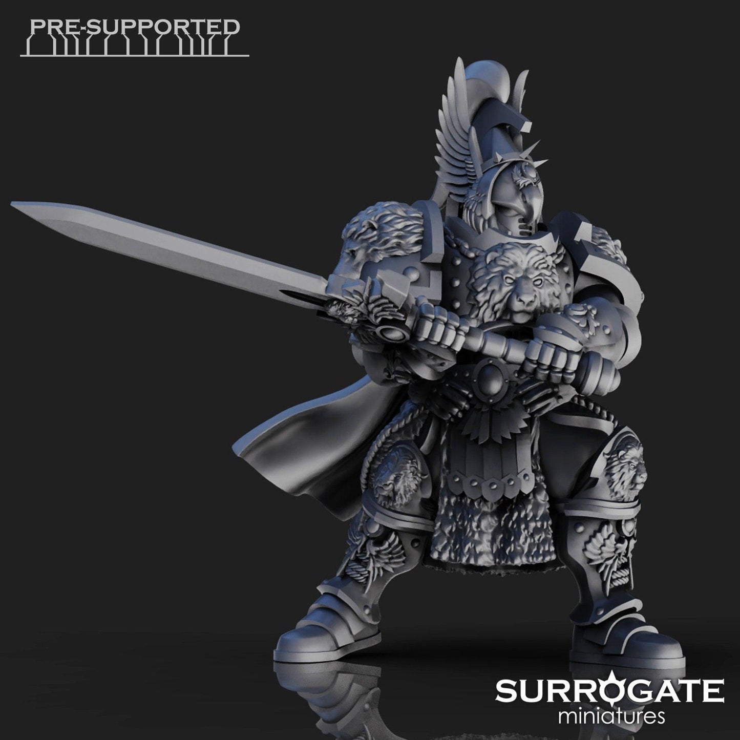 Magnus &quot;The Untamed&quot; Blade Master | Surrogate Miniatures | Grimdark Compatible