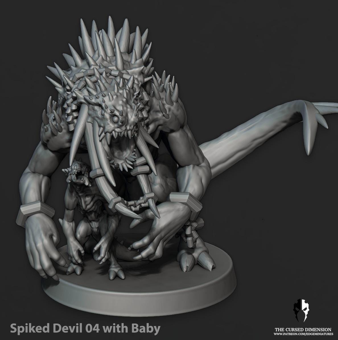 Spiked Devils - Cursed Elves | Edge Miniatures | Grimdark Compatible