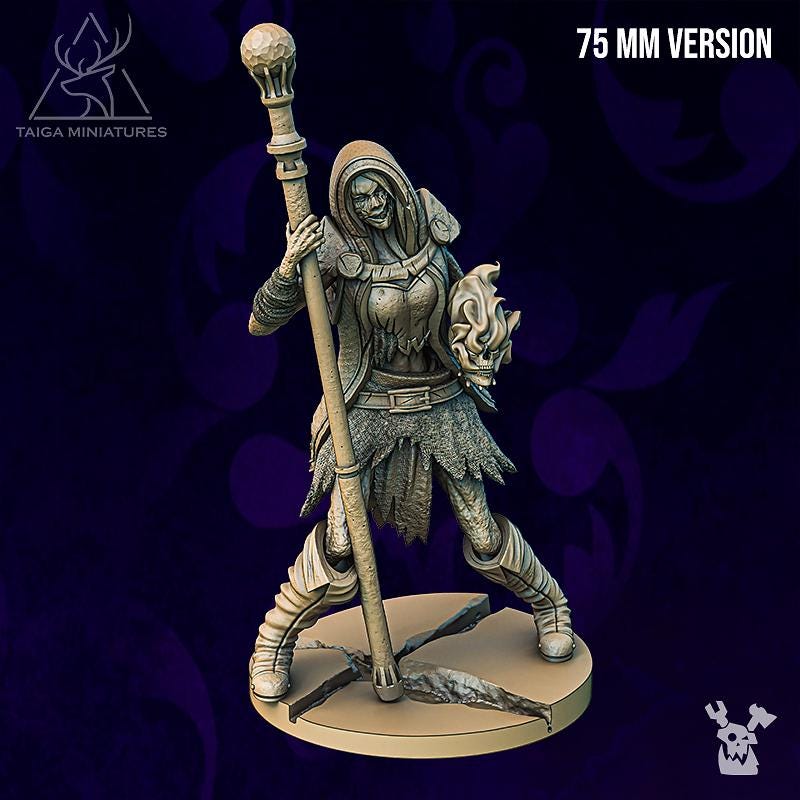 Undead Mage 75mm