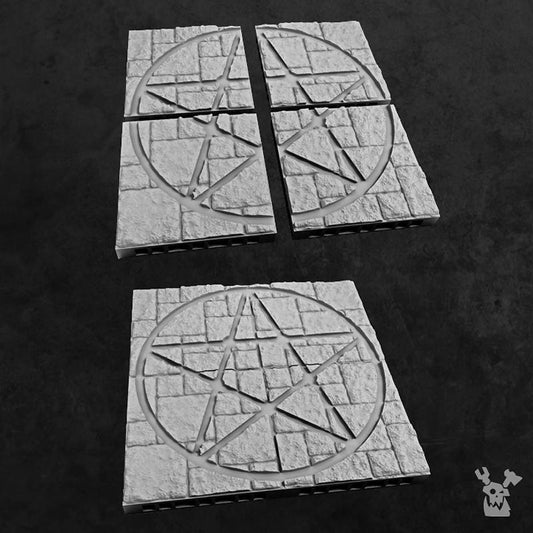 Pentagram tiles terrain