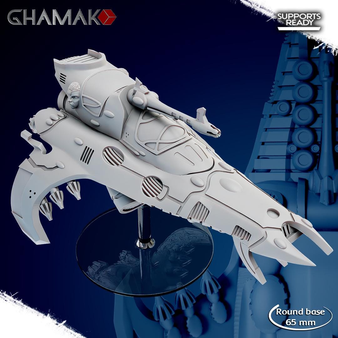 Dark Jester Vehicle | 60MM Base | Ghamak