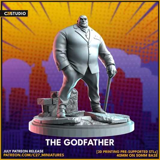 The Godfather by c27 – Custom Miniature for Tabletop Play