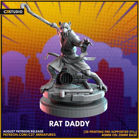 c27's Custom rat daddy 3D Model – For Tabletop Gamers