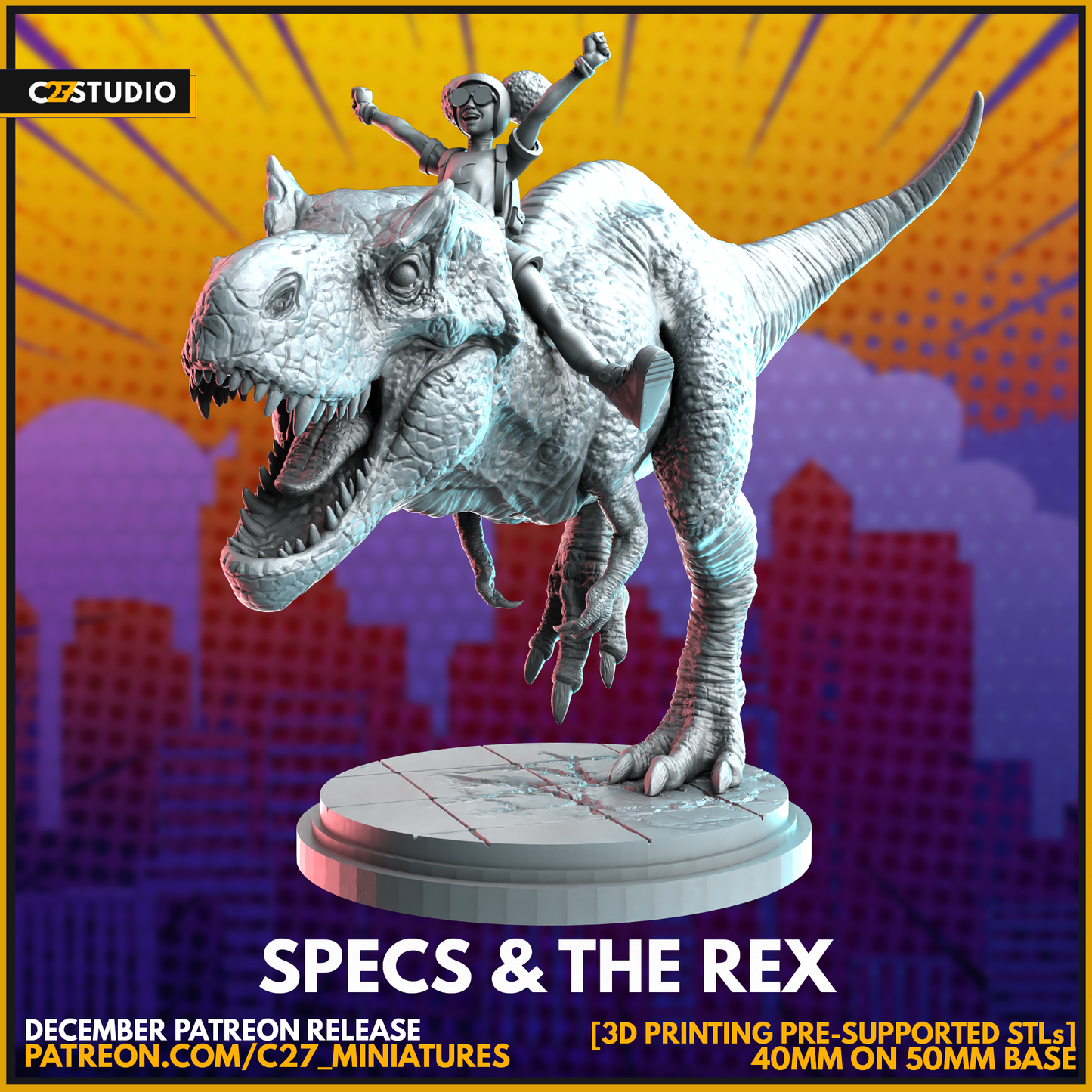 Custom Specs &amp;amp; The Rex 3D Model by c27 – Tabletop Adventures Await