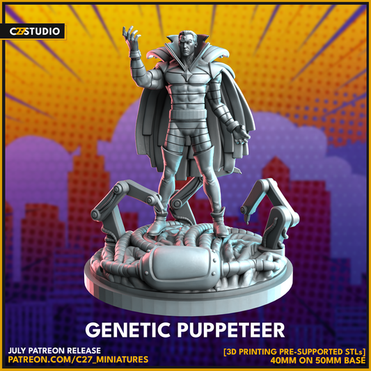 Genetic Puppeteer by c27 – High-Quality 3D Printed Miniature