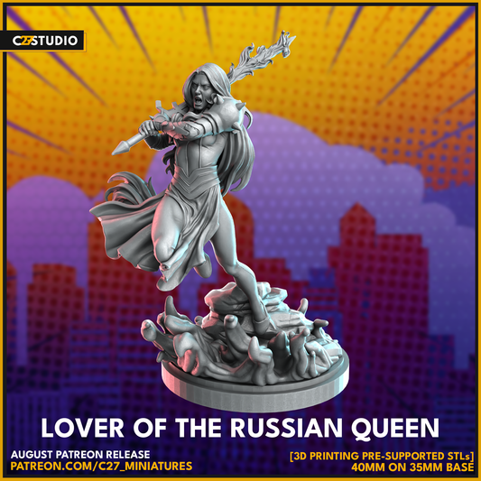 c27's Lover of the Russian Queen 3D Miniature – Add to Your Collection