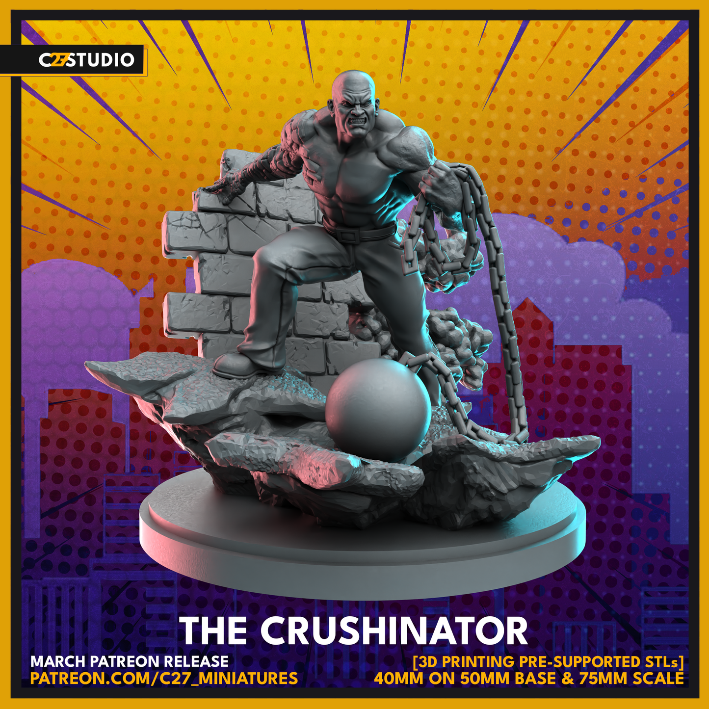 c27's Custom The Crushinator 3D Model – For Tabletop Gamers