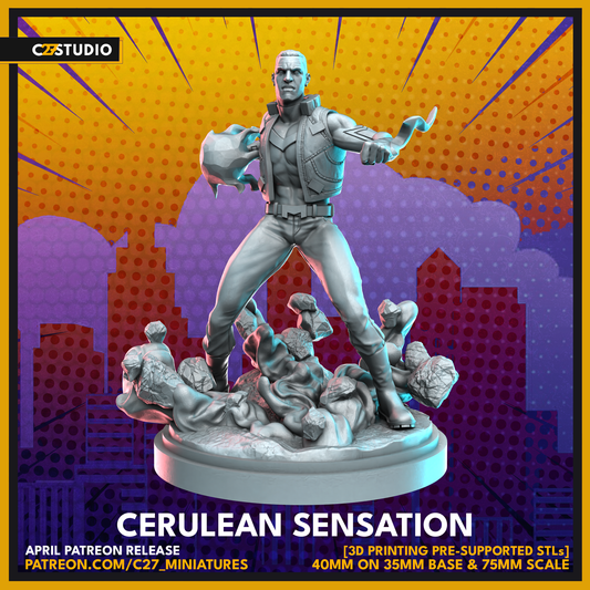 Cerulean Sensation 3D Model by c27 – Perfect for Custom Tabletop Games