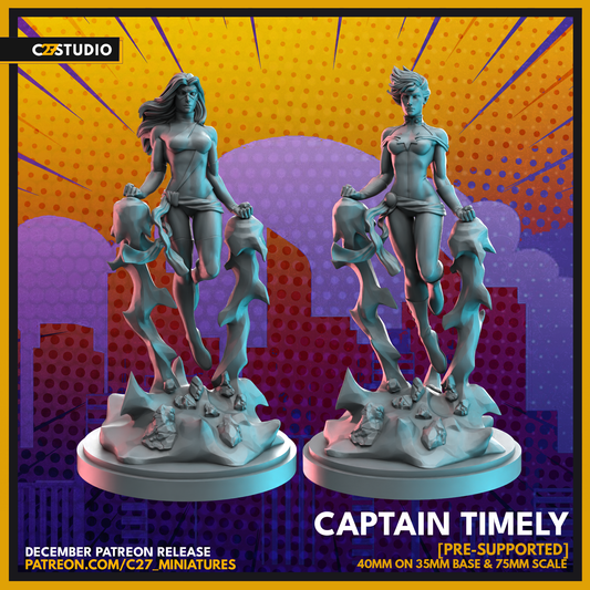 Enhance Your Game with Ms Timely - Captain Timely by c27 – 3D Miniature