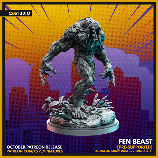 Fen Beast by c27 – 3D Printed Miniature for Tabletop