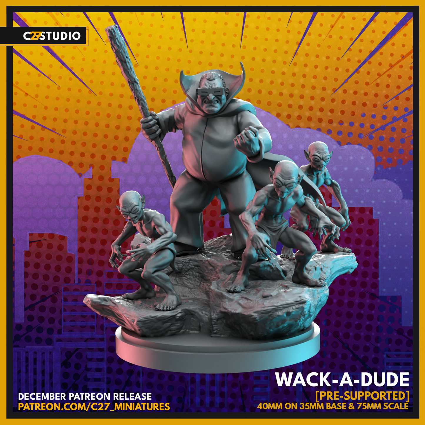 wack-a-dude 3D Model by c27 – Perfect for Custom Tabletop Games