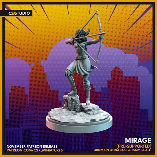 Mirage by c27 – Perfect 3D Printed Miniature for Tabletop