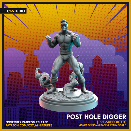 Enhance Your Game with Post Hole Digger by c27 – 3D Miniature