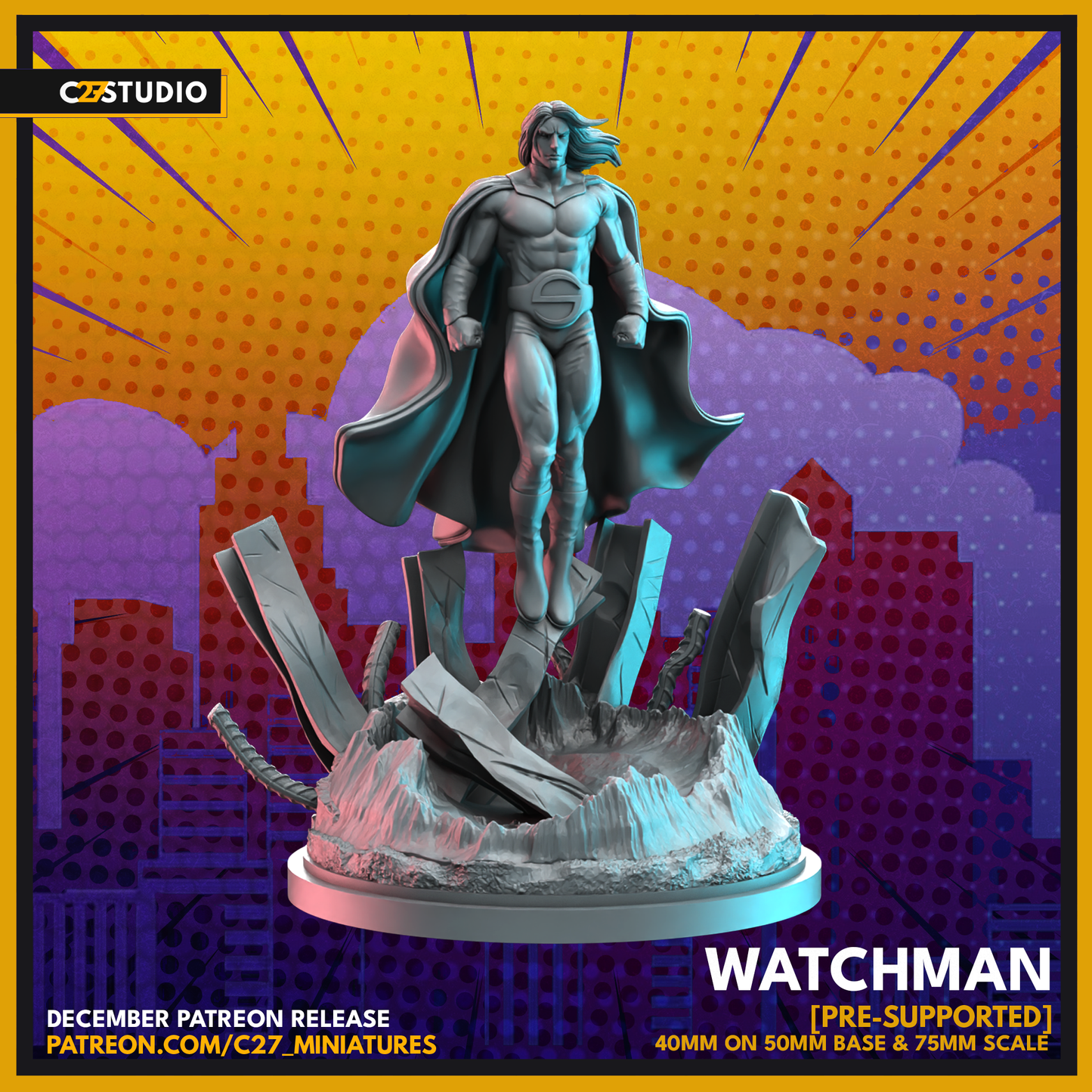 Unique Watchman 3D Model by c27 – Tabletop Game Ready