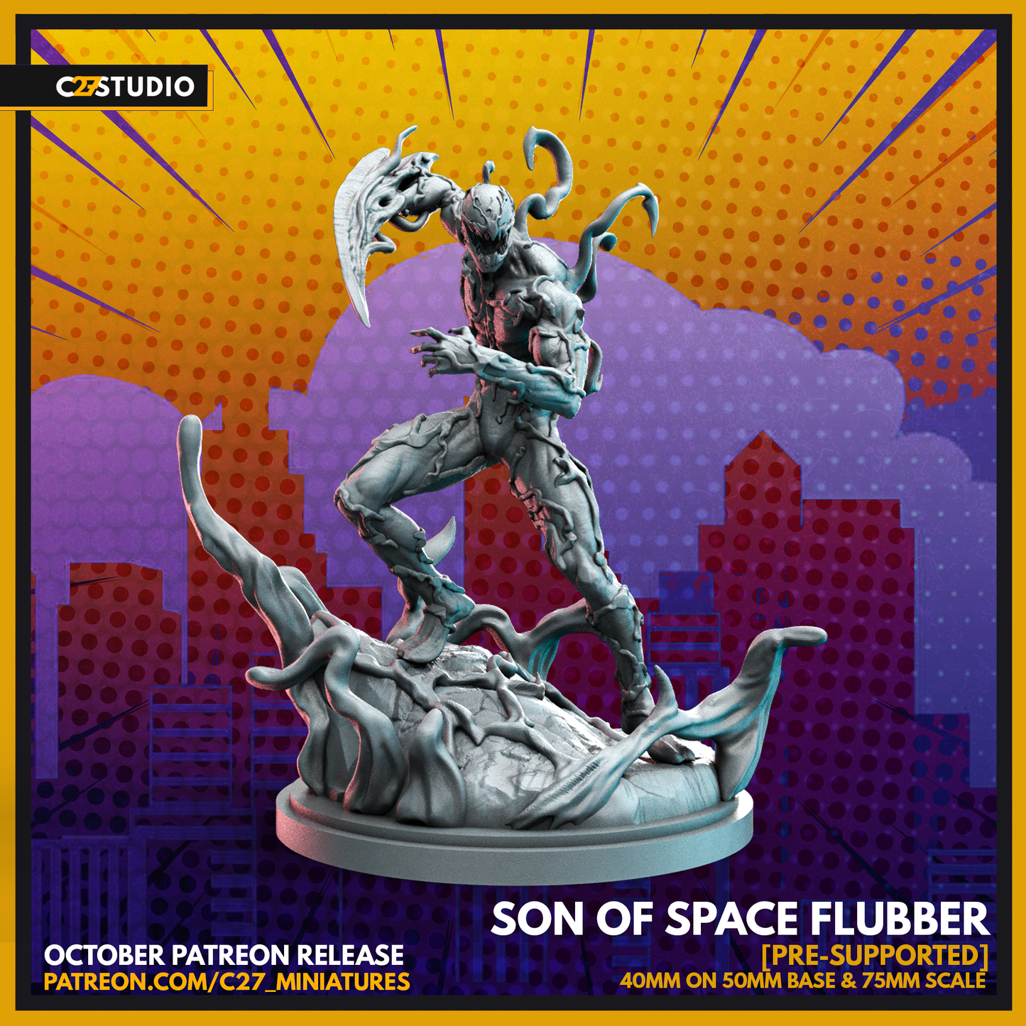 Son of Space Flubber 3D Printed Miniature by c27 – Unique Game Piece