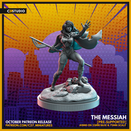 Messiah by c27 – Perfect 3D Printed Miniature for Tabletop