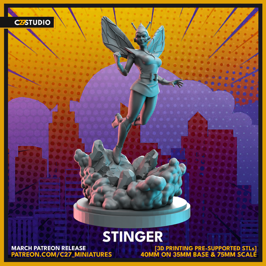 Get the Stinger 3D Model by c27 for Tabletop Adventures