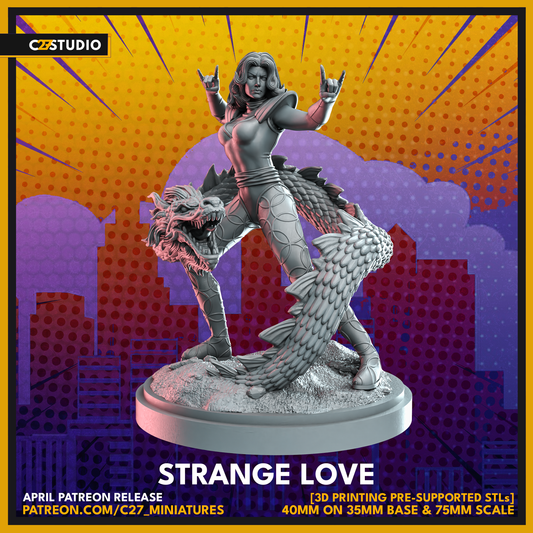 Strange Love by c27 – Custom Miniature for Tabletop Play