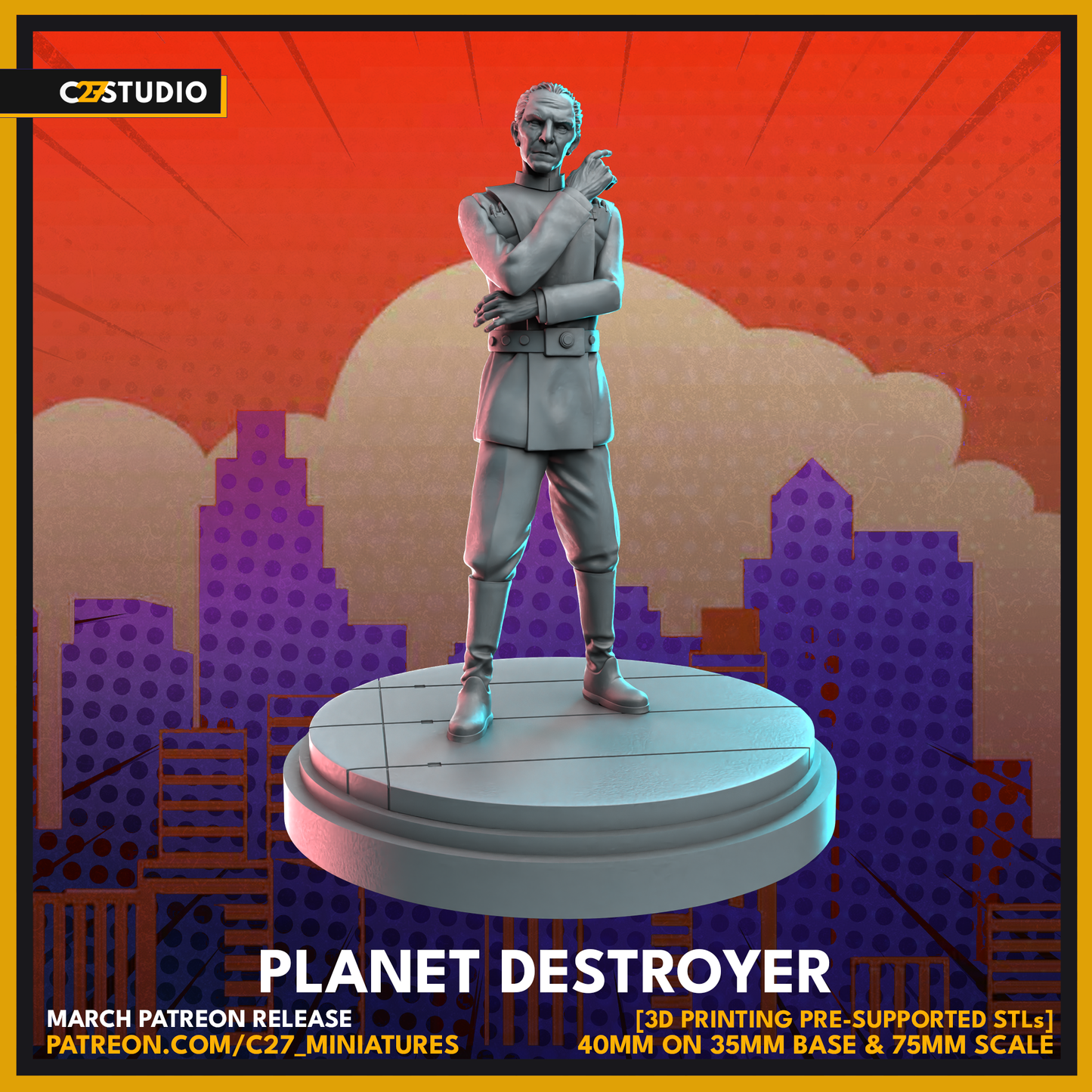 Planet Destroyer by c27 – Perfect 3D Printed Miniature for Tabletop