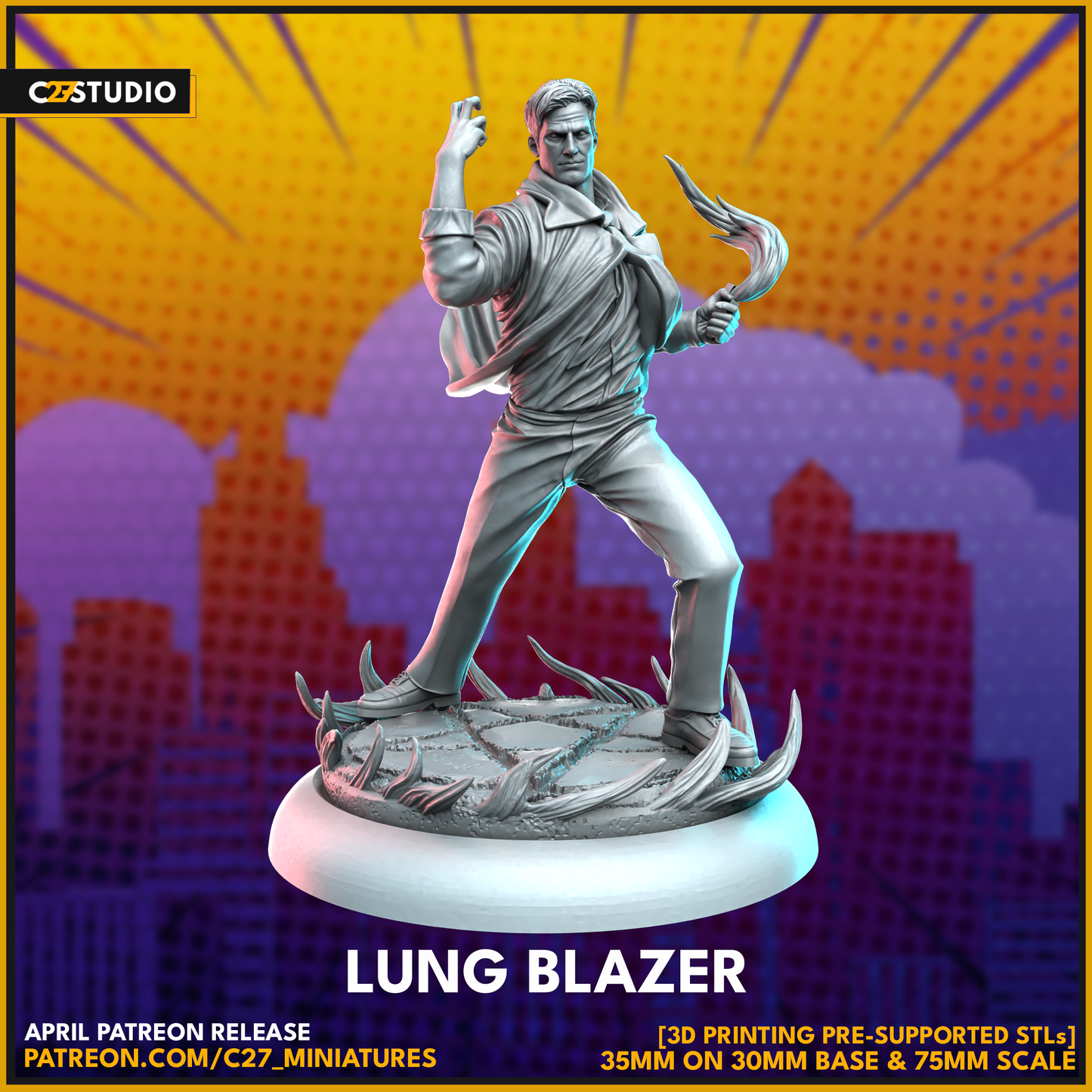 Enhance Your Game with Lung Blazer by c27 – 3D Miniature