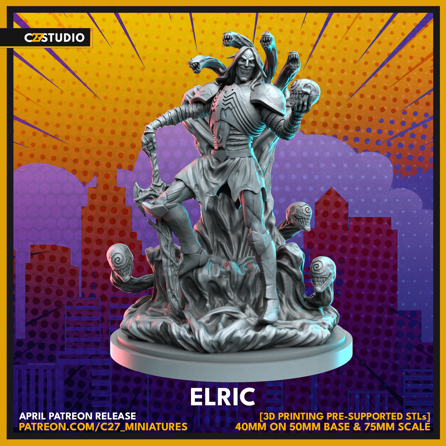 Custom elric 3D Model by c27 – Tabletop Adventures Await