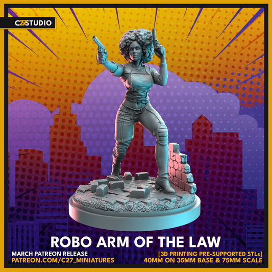 Custom Robbery Arm of the Law 3D Model by c27 – Tabletop Adventures Await