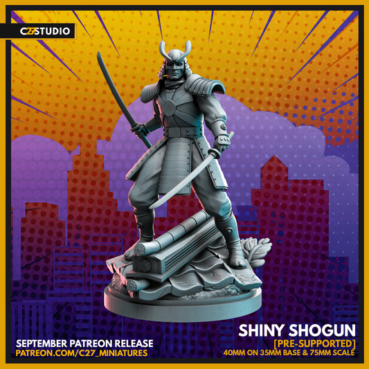 c27's Shiny Shogun 3D Miniature – Add to Your Collection