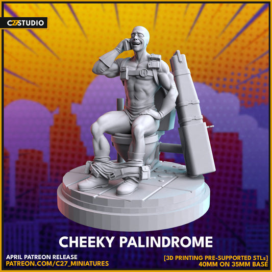 Cheeky Palindrome 3D Miniature by c27 – Ideal for Tabletop Games