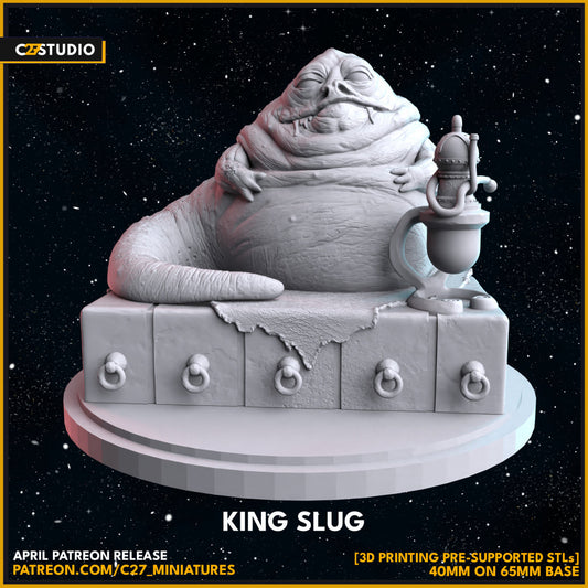 c27's King Slug 3D Miniature – Add to Your Collection