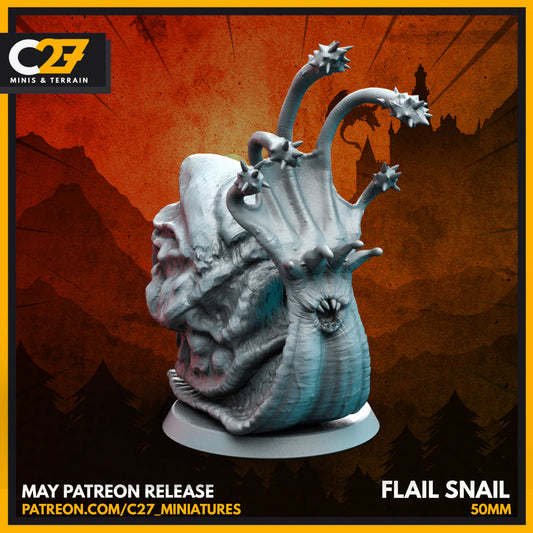 Flail Snail 3D Model by c27 – Perfect for Custom Tabletop Games