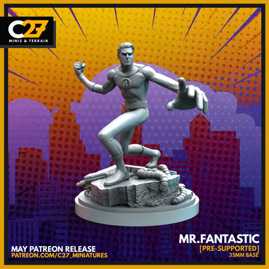 mr fantastic by c27 – Perfect 3D Printed Miniature for Tabletop