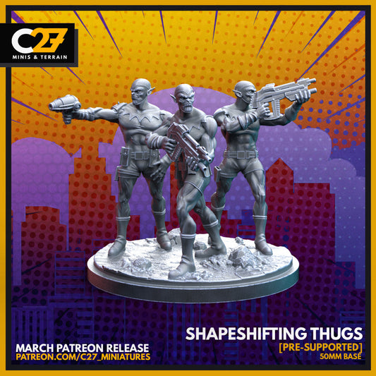 Shapeshifting Thugs by c27 – Custom Miniature for Tabletop Play