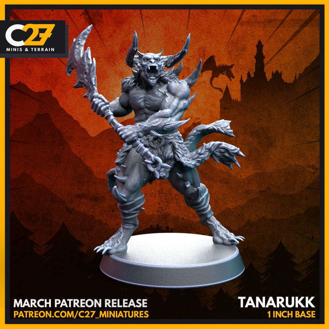 Tanarukk by c27 – High-Quality 3D Printed Miniature