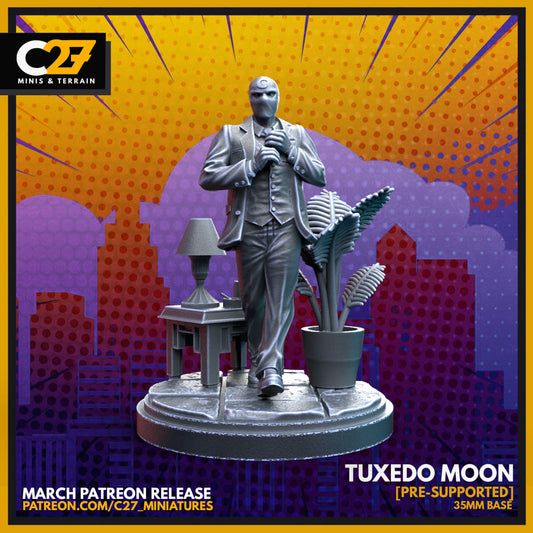 tuxedo moon by c27 – Custom Miniature for Tabletop Play