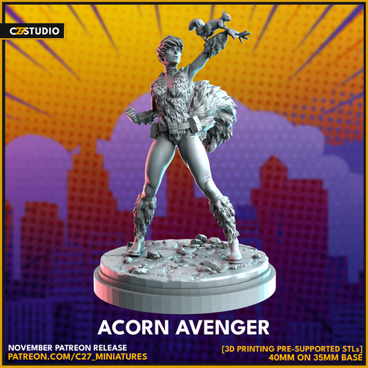 Get the Acorn Avenger 3D Model by c27 for Tabletop Adventures