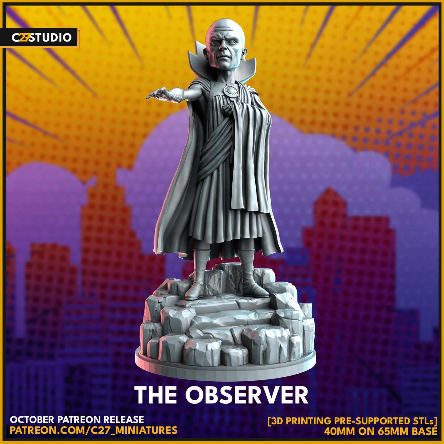 Custom The Observer 3D Model by c27 – Tabletop Adventures Await